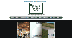 Desktop Screenshot of ishamfamilyfarm.com